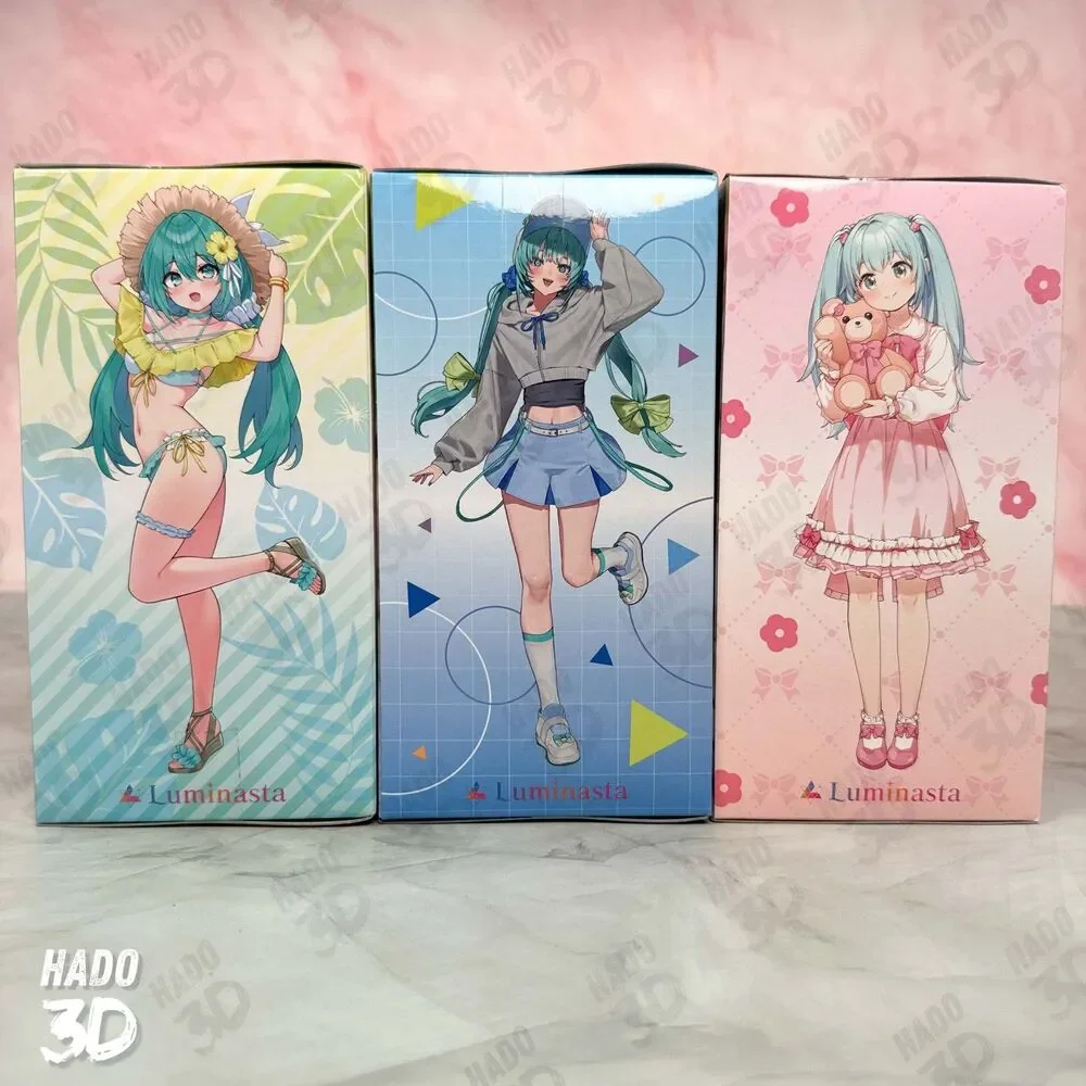 Hatsune Miku Figure Hatsune Miku Conceptual Series Vol 1-3 Figure Set Luminasta - Picture 5 of 7